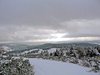 Paysage du Pilat sous la neige