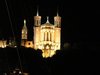 Basilique de Fourvi�re la nuit - Lyon