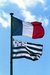 Drapeaux fran�ais et breton