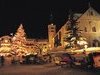 Place du village de nuit
