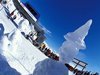 Arriv�e du t�l�si�ge - Tignes