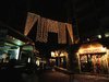 Rue de la station la nuit - Tignes