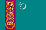 Drapeau Turkm�nistan