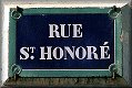 Faubourg Saint honoré Street