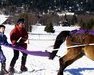 Ski joring en double - La Feclaz