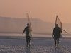 P�cheurs sur la plage - Ault
