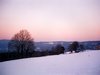 Paysage d'hiver au lever du jour - La Chaise-Dieu