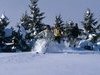 Descente dans la poudreuse - Les Saisies - &copy; Agence FOC