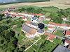 Vue a&eacute;rienne du village de Thumer&eacute;ville depuis la montgolfi&egrave;re Cybevasion - &copy; Vincent Hugo