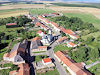 Vue a&eacute;rienne du village de Thumer&eacute;ville depuis la montgolfi&egrave;re Cybevasion - &copy; Vincent Hugo