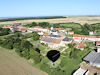 Vue a&eacute;rienne du village de Thumer&eacute;ville depuis la montgolfi&egrave;re Cybevasion - &copy; Vincent Hugo
