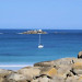 Mouillage &agrave; la plage des Amiets de Cleder