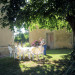 Le jardin sur l'arri&egrave;re