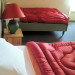 La chambre &agrave; trois lits