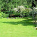 jardin paysag&eacute;, visible de toutes les chambres