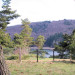 Vue vers le lac depuis le terrain