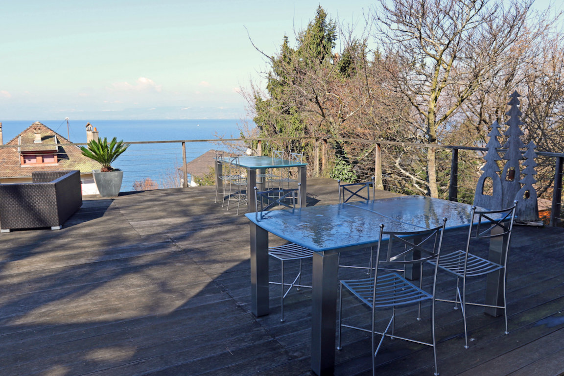 Gîte Les Terrasses : vue lac à 180°, appartement Thonon-les-Bains